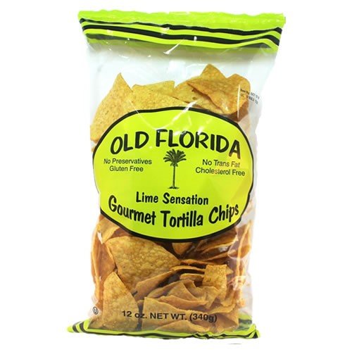 12 oz. Old Florida Gourmet Lime Sensation Tortilla Chips