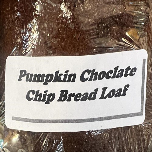 16 oz. Alessi Bakery Pumpkin Chocolate Bread Loaf